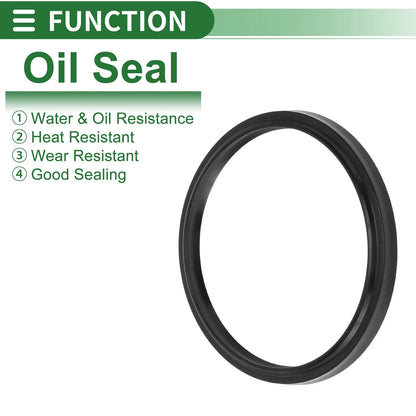 Oil Seal 5 Pcs Rotary Shaft Seal NBR Rubber 80x90x6mm