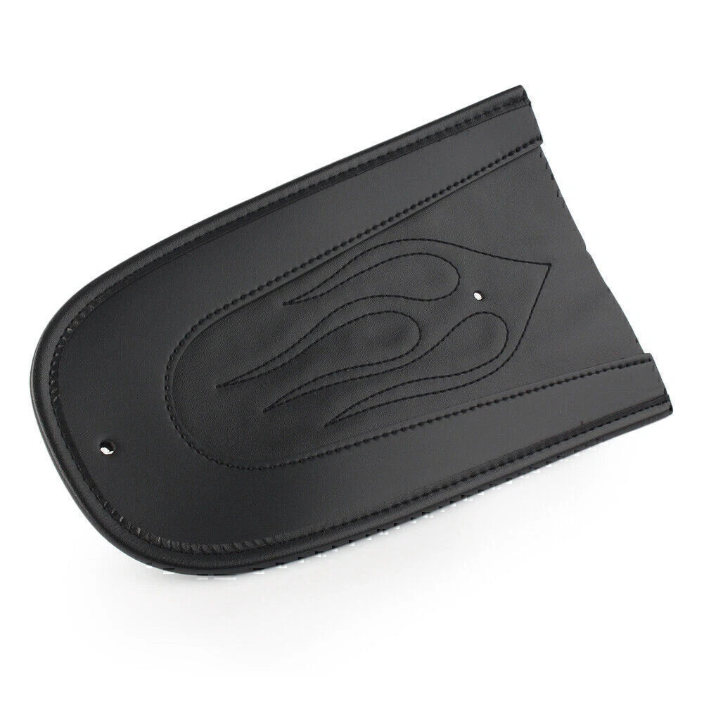 Leather Flame Solo Seat Rear Fender Bib for Harley Sportster XL883 XL1200 (04-15)