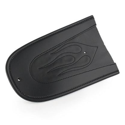 Leather Flame Solo Seat Rear Fender Bib for Harley Sportster XL883 XL1200 (04-15)
