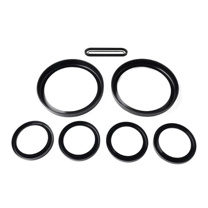 Instrument Board Gauge Indicator Lamp Bezel for Harley Road Glide (96-13)