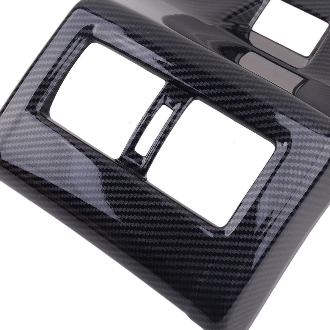 Carbon Fiber ABS Rear A/C Vent Outlet Trim for Toyota Camry (2018-2020)