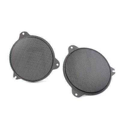 Black Front Mesh Speaker Grills for Harley Davidson Electra Glide (2014-2018)