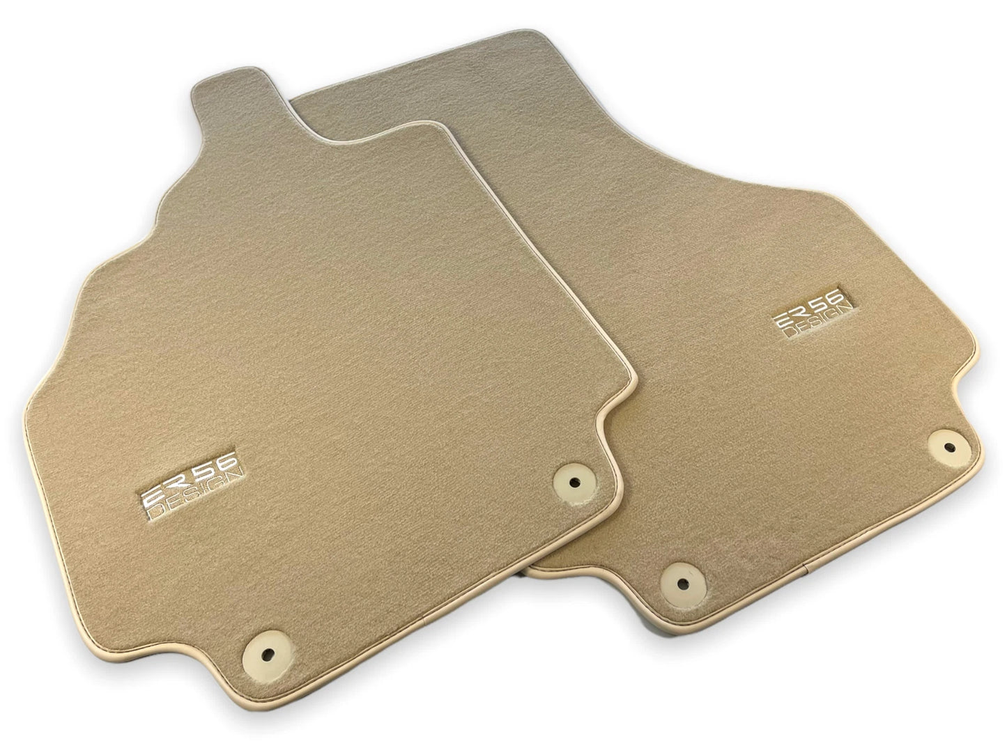 Beige Floor Mats for AUDI R8 2007-2013 - Tailored Carpets Set