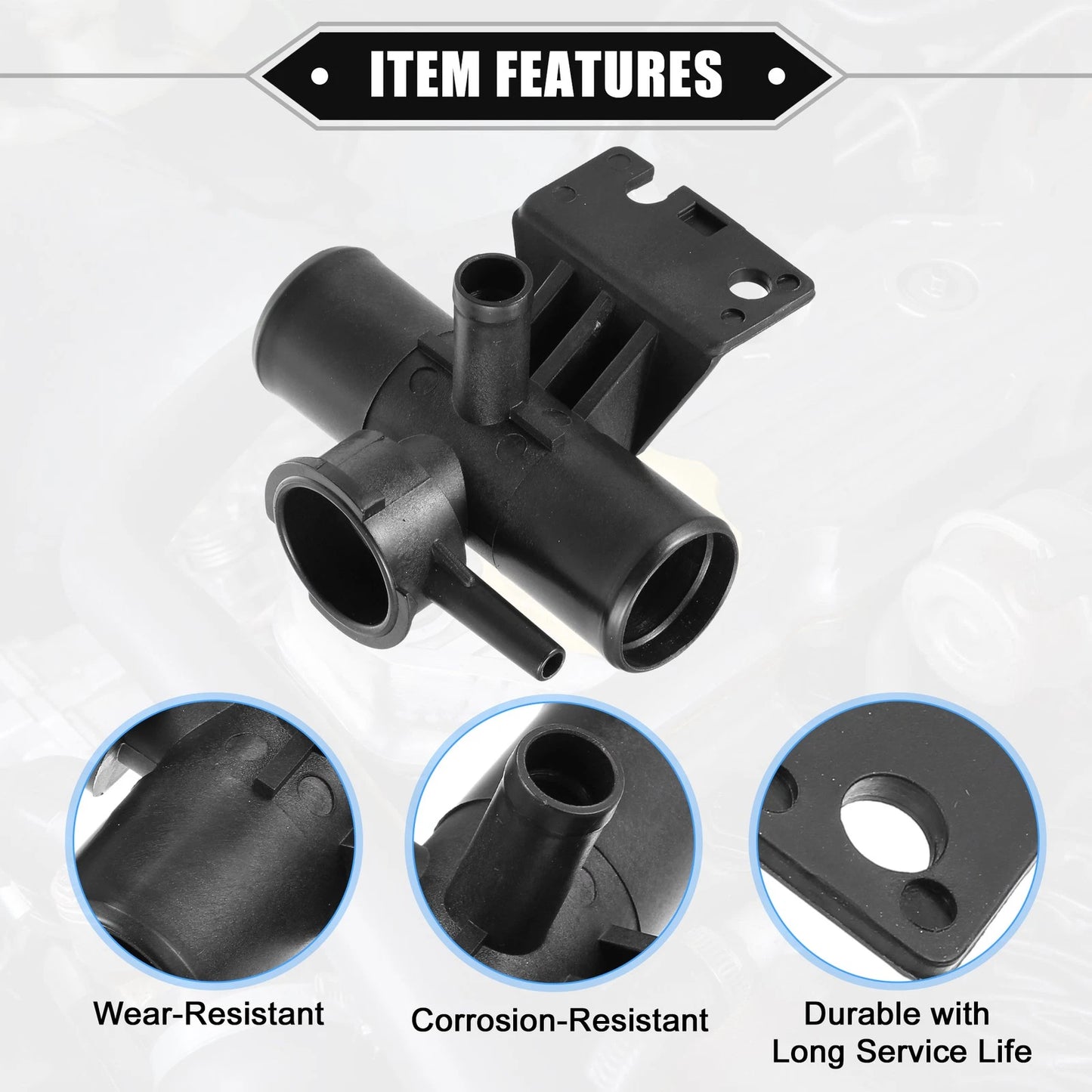 Radiator Coolant Filler Neck without Cap for Mitsubishi