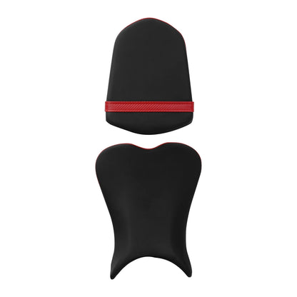 Black Red Driver & Passenger Seat for Suzuki GSXR600 GSXR750 (2006-2007)