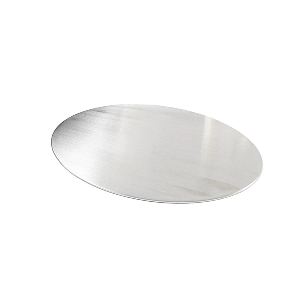Custom Oval Aluminum License Plate for Motor Silver (No Year Specified)