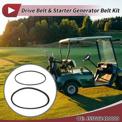 Drive Belt Starter Generator Belts Kit for Yamaha 4-Cycle Gas