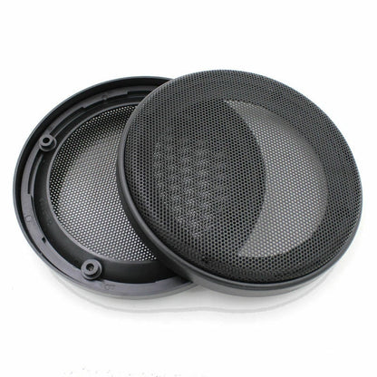 2X Speaker ABS Coaxial Steel Mesh Grille Cover Woofer Mask 5" Round Steel Mesh