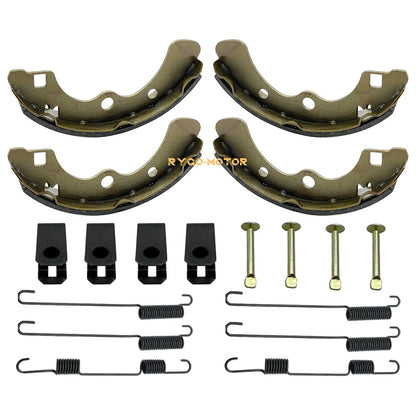 Rear Brake Shoes & Springs Pins for Kawasaki Mule 1000