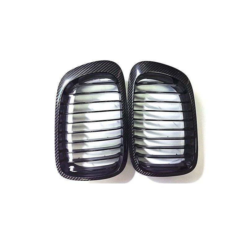 Carbon Fiber Front Grille Grill for BMW E46 3 Series Pre-LCI 99-01/M3 01-06