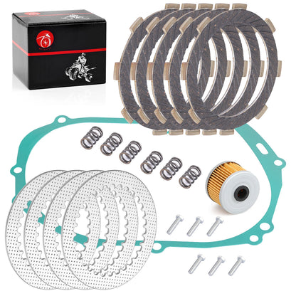 Heavy Duty Clutch Friction Steel Plates Kit w/Gasket for Suzuki DRZ110 2003-2005