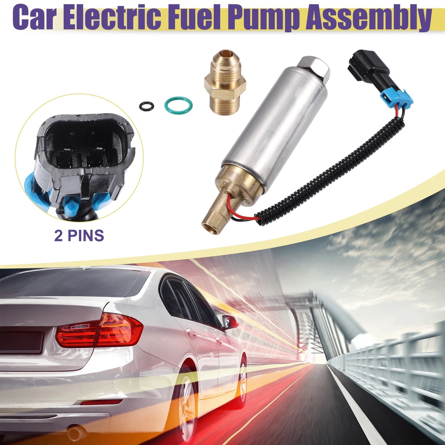 High Pressure Electric Fuel Pump for Mercury Marine 4.3L 5.0L 5.7L