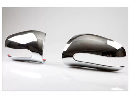 Chrome Door Mirror Covers for Mercedes Benz S-Class (2000-2006)