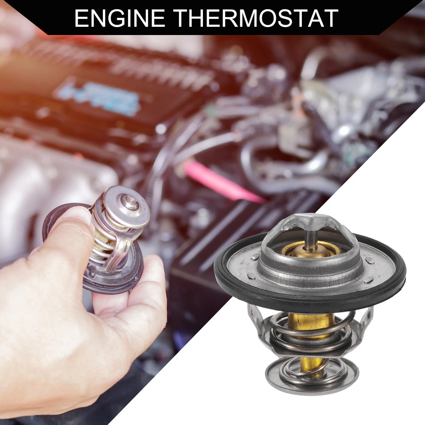 Engine Coolant Thermostat 1 Pcs for Toyota Corolla (1983–2000)