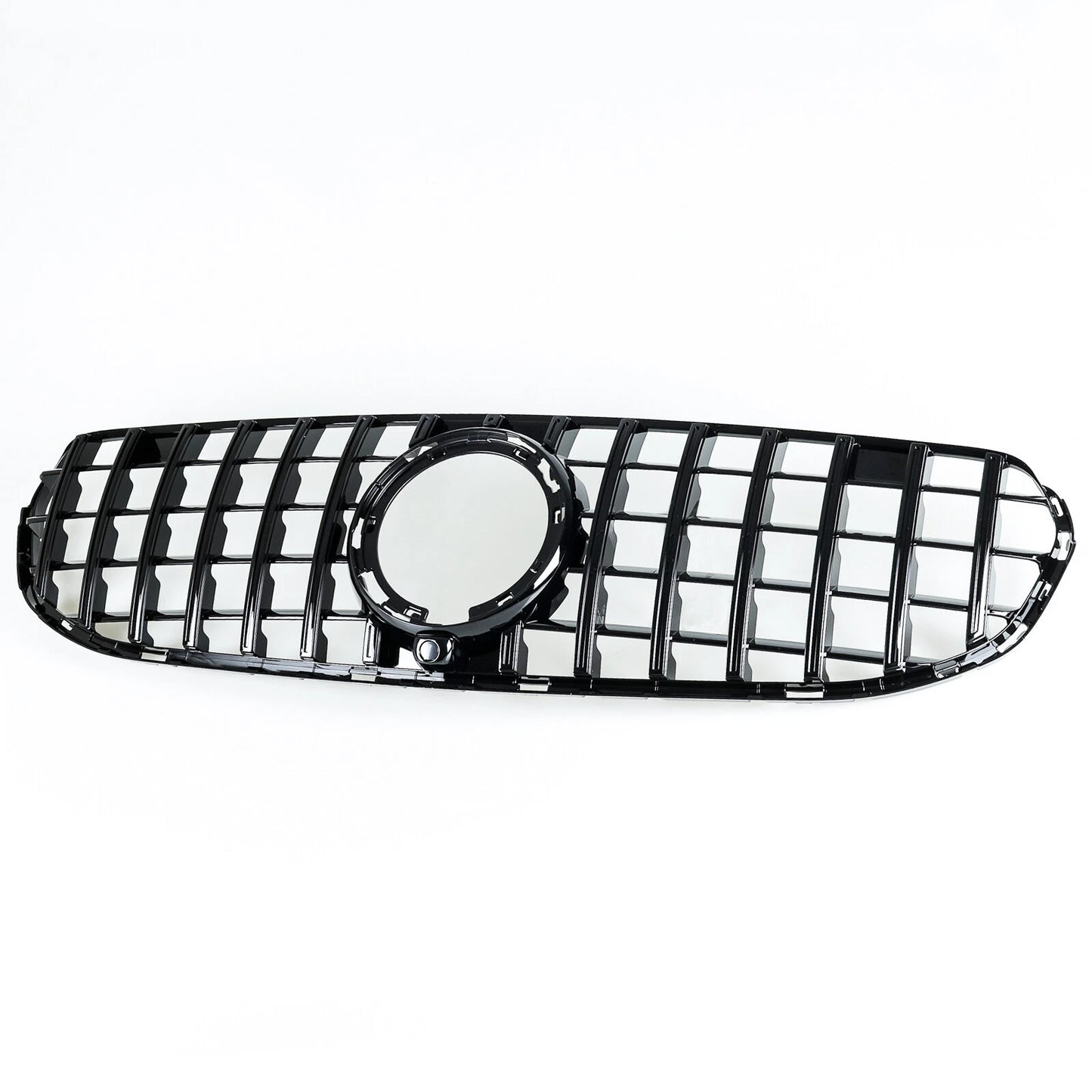 Black GT Style Front Grille for Mercedes Benz GLC-Class X253 (2020-2023)
