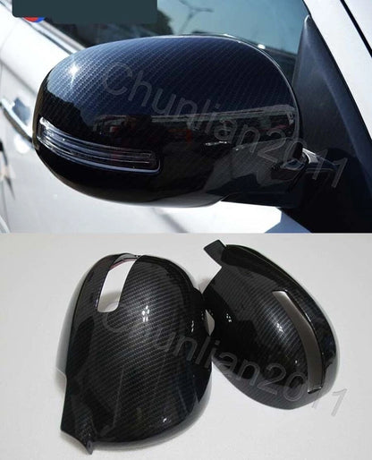 Rearview Side Mirror Covers for Mitsubishi Outlander (2013-2020) 2 x Fiber