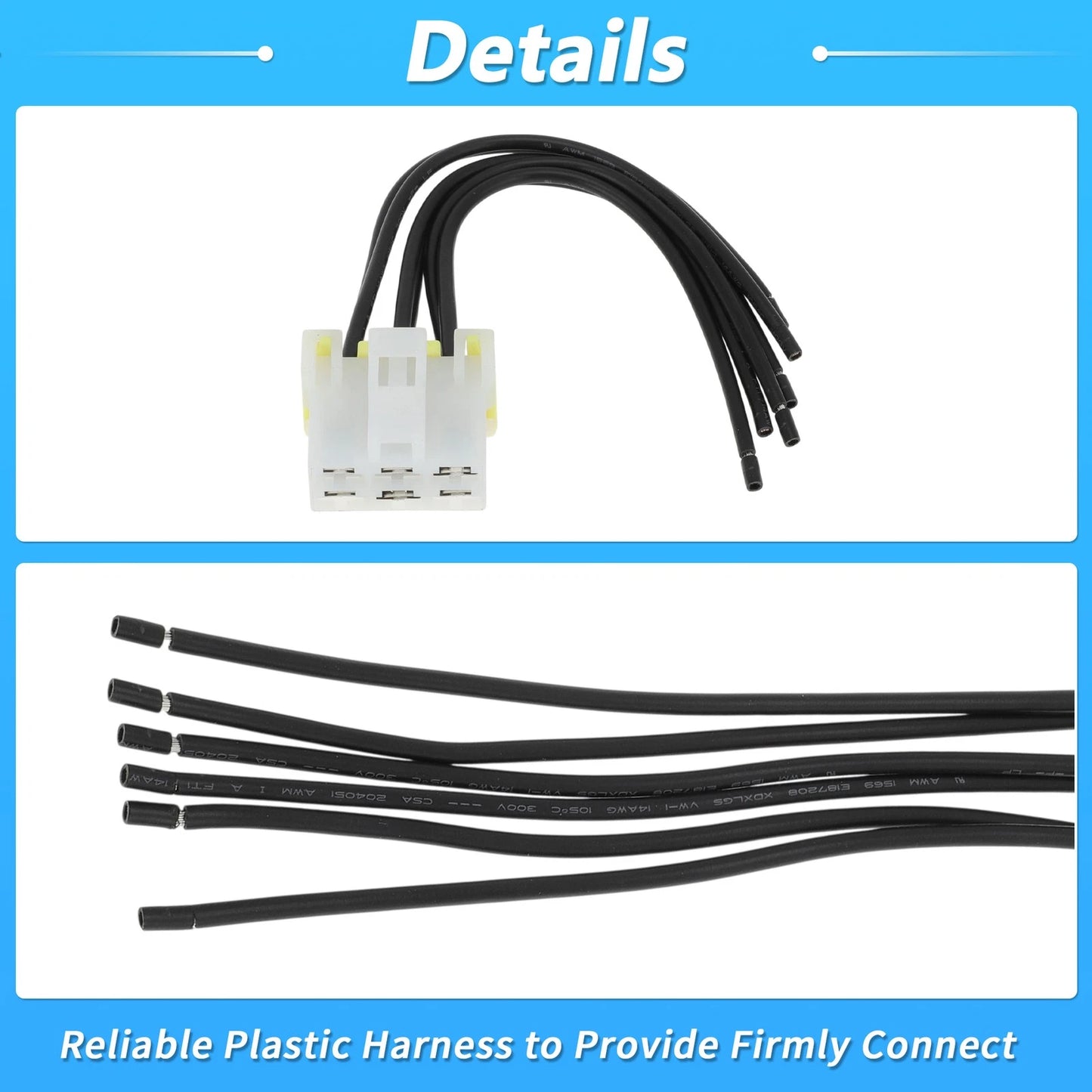 HVAC Blower Motor Resistor Wire Harness for Subaru Impreza (2012-2017)