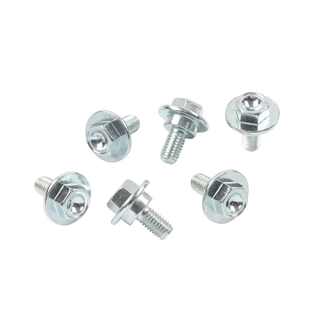 6 Pcs Radiator Shroud Bolts M5x9 for Honda CRF 250R 250X 450R 450X (2004-2023)