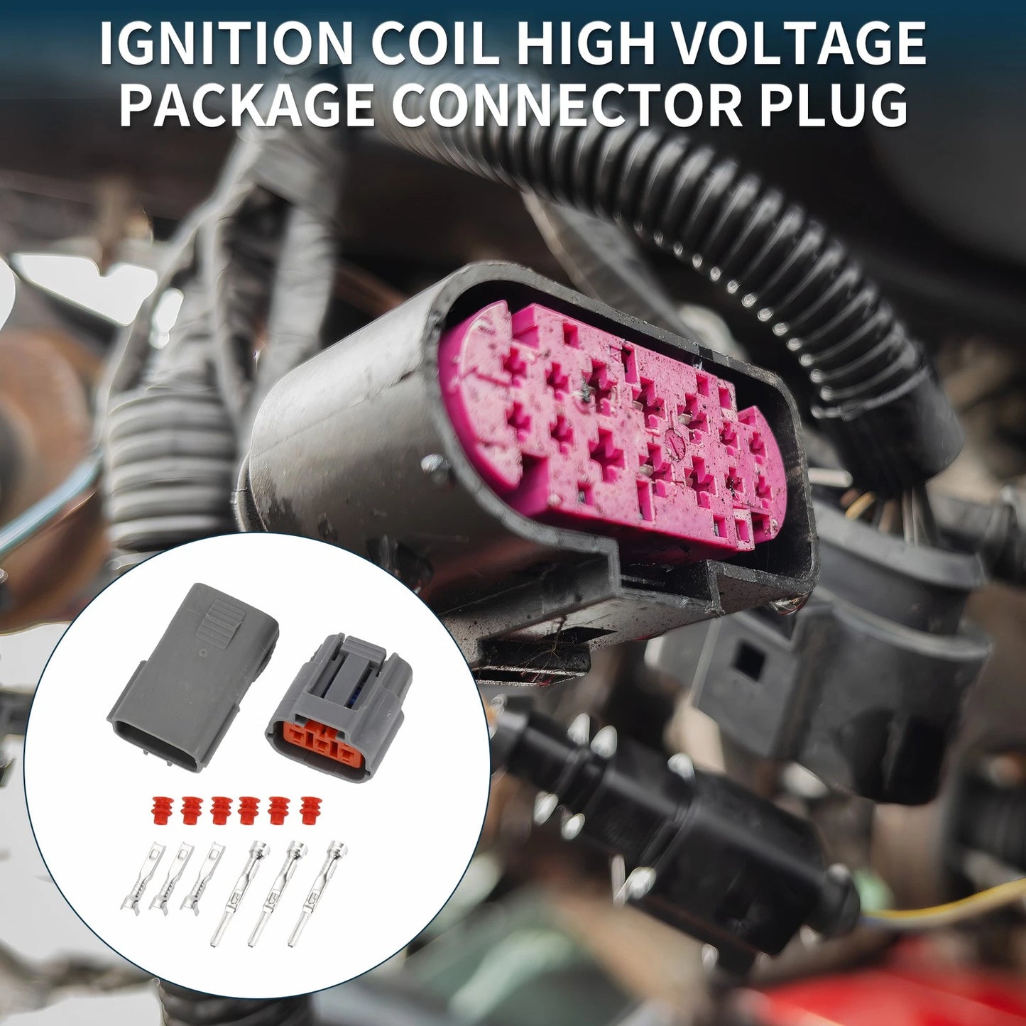 3Pin Ignition Coil Connector Plug for Nissan