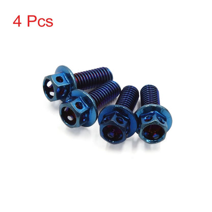 Hexagon Bolts 4 x M6 x 15mm for Motorcycle