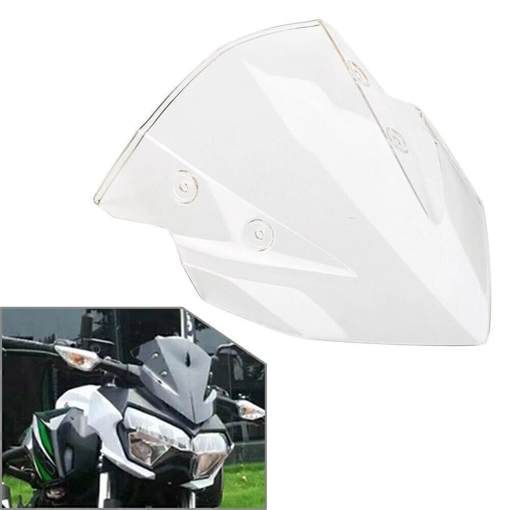 Transparent Front Motorcycle Windshield for Kawasaki Z400 (2018-2022)
