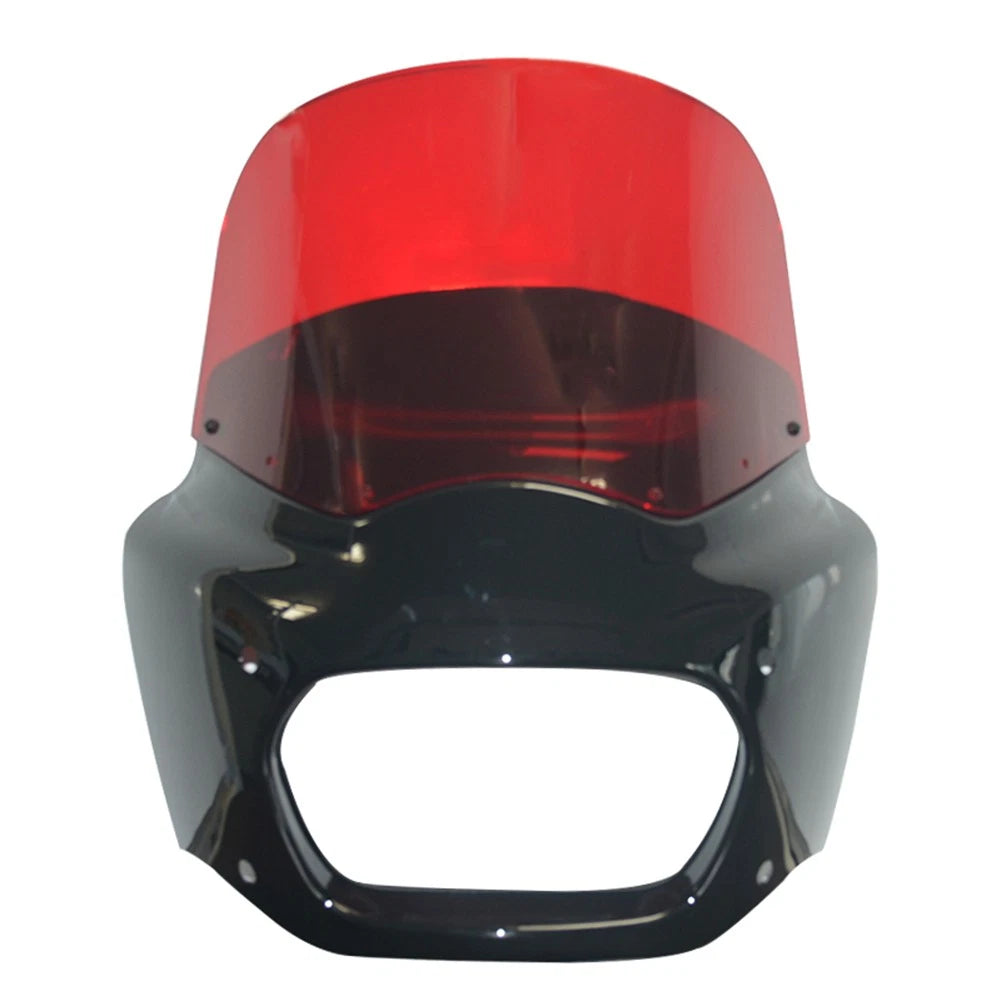11" Red Front Fairing Windshield for Harley Softail Fat Bob 114 (2018-2024)