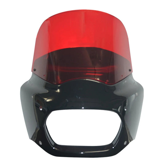11" Red Front Fairing Windshield for Harley Softail Fat Bob 114 (2018-2024)