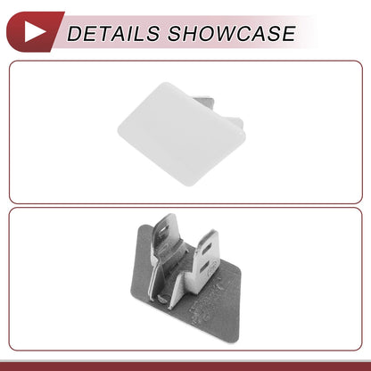 Bumper Headlight Washer Nozzle Cover Cap for BMW 335d White