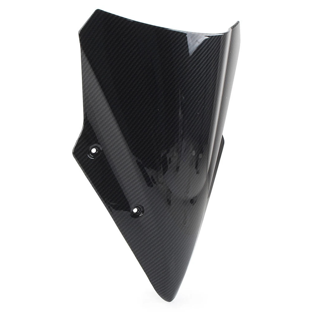 Black Carbon Fiber Windshield for Kawasaki Ninja 650 EX650 ER6F (2017-2019)