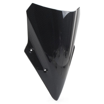 Black Carbon Fiber Windshield for Kawasaki Ninja 650 EX650 ER6F (2017-2019)