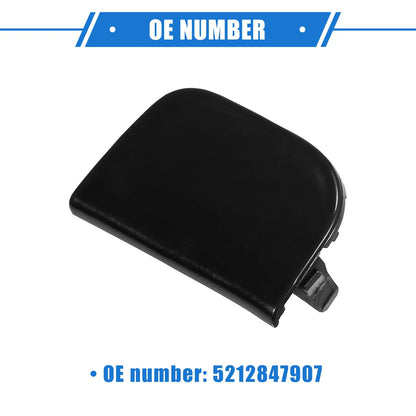 Front Left Tow Hook Cover for Toyota Prius 2012-2015 Black