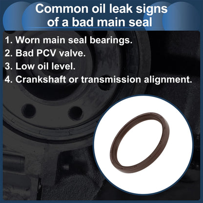 Rear Crankshaft Oil Seal for Toyota Highlander, Camry, RAV4, Matrix (2001-2023)