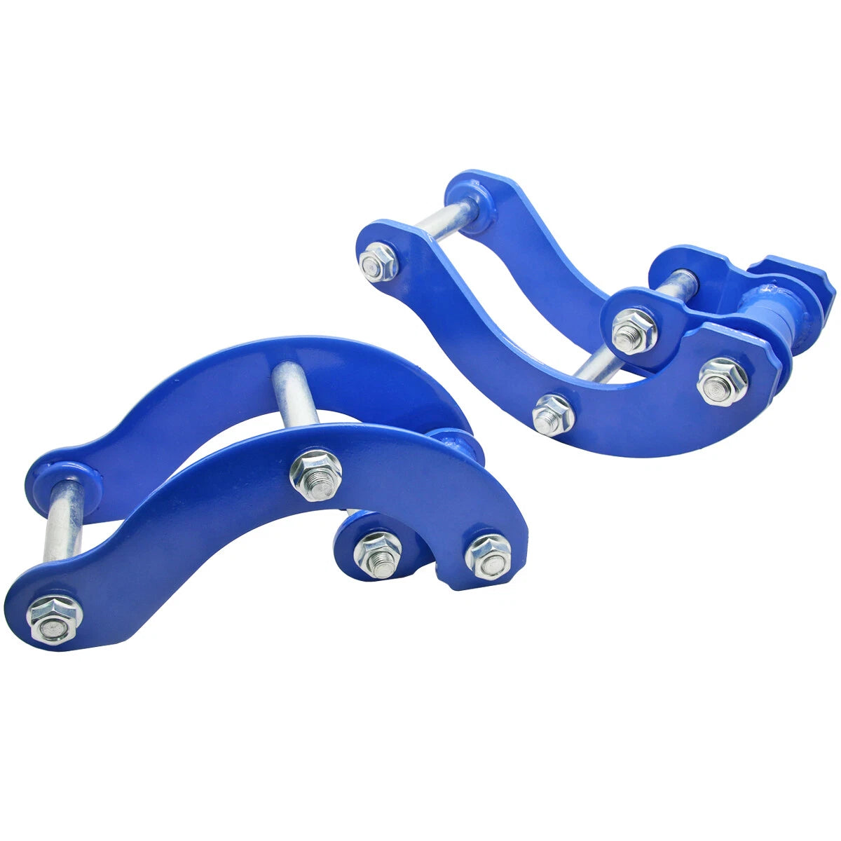 2 x Rear Leaf Spring Extended Shackles for Isuzu Holden Rodeo (2007-2011)