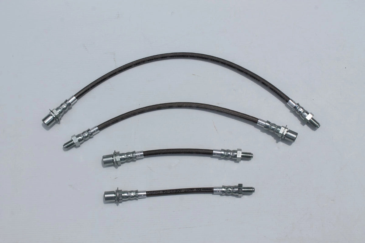 Braided Brake Hose Set (4) for Land Cruiser 75 Series (1984-1989)