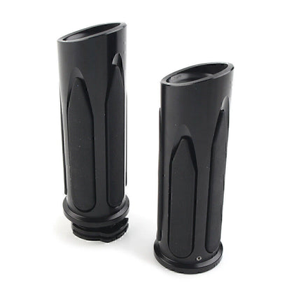 Black Soft Touch Hand Grips for Harley Touring Street Road Glide (2009-2023)
