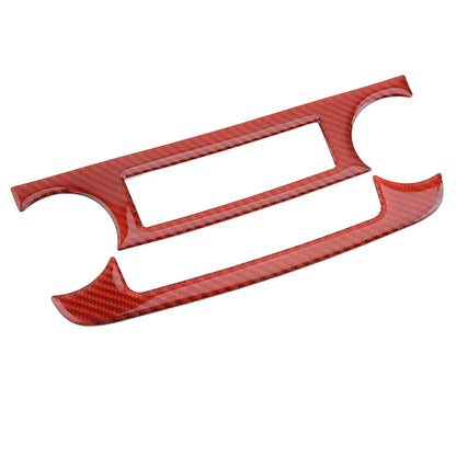 Carbon Fiber A/C Switch Panel Trim Cover for Honda CR-V (2007-2011)