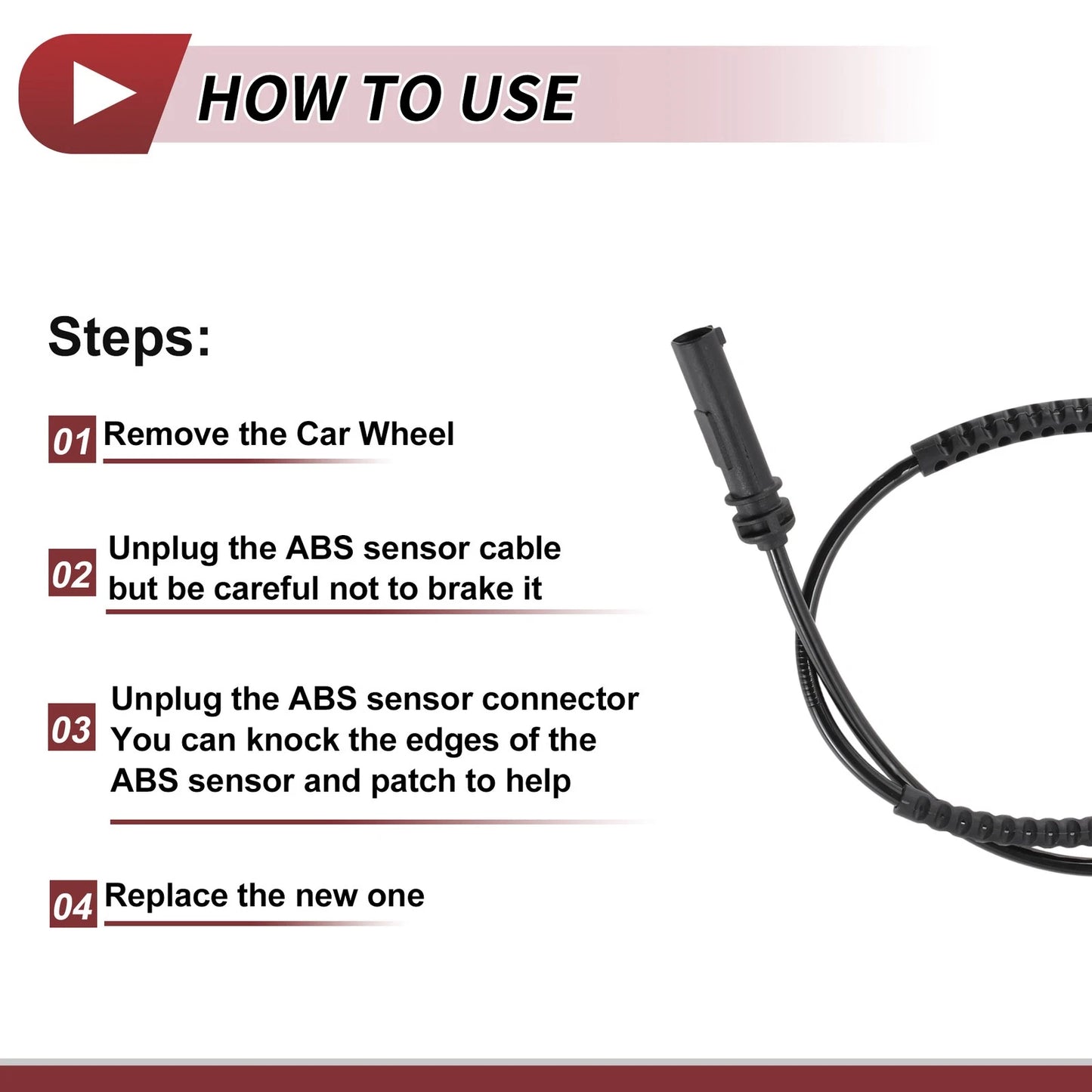 ABS Wheel Speed Sensor for BMW i3 Elektro (2014-2021)