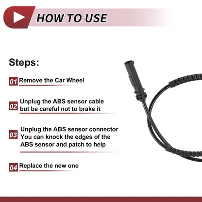 ABS Wheel Speed Sensor for BMW i3 Elektro (2014-2021)
