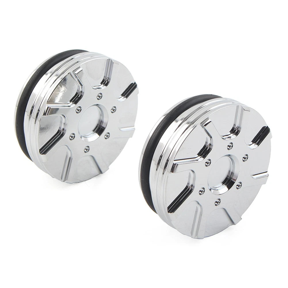CNC Swingarm Pivot Bolt Covers for Harley V-Rod 2006-2017 ( Chrome)