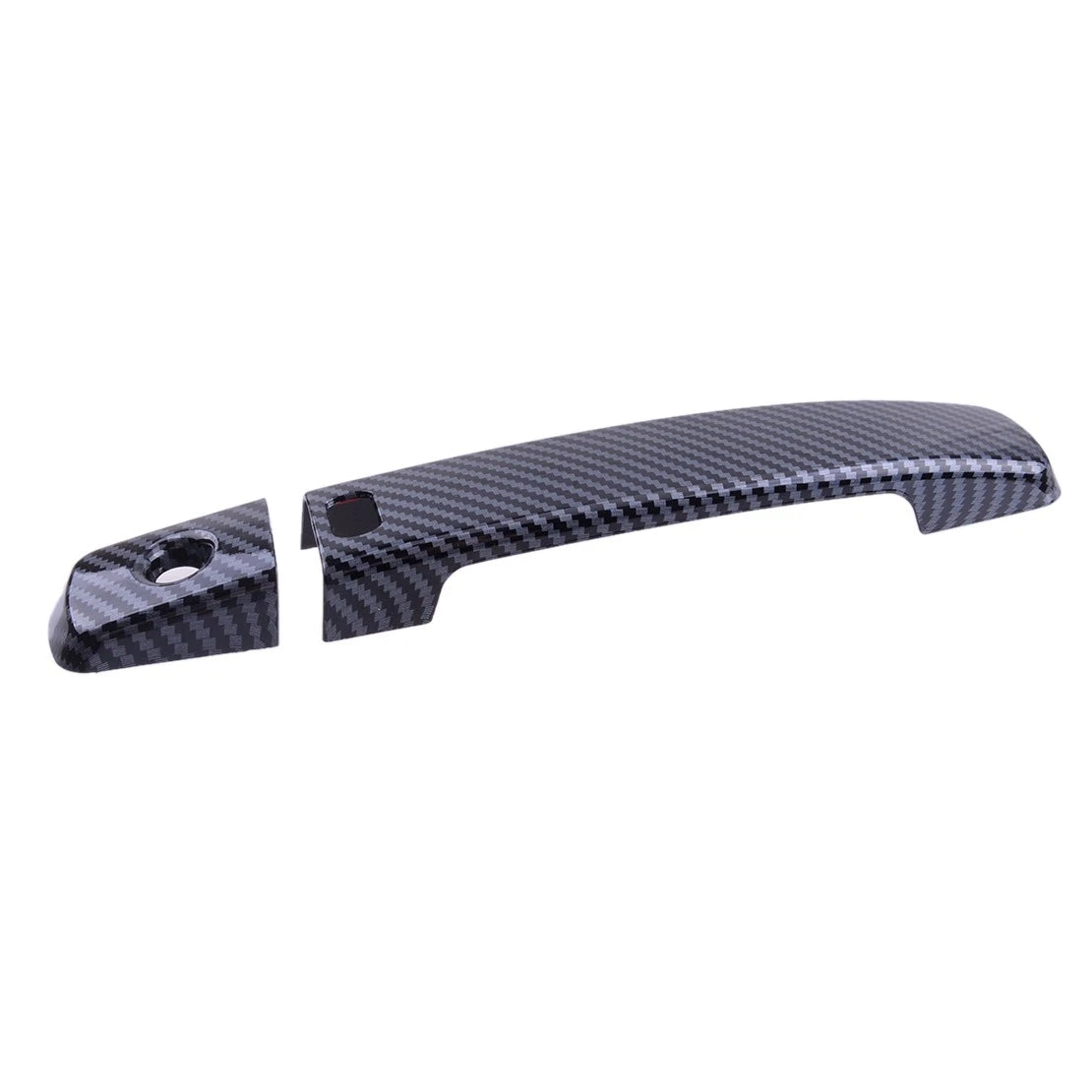Carbon Fiber ABS Door Handle Cover Trims w/ Key Hole for Nissan Sk
