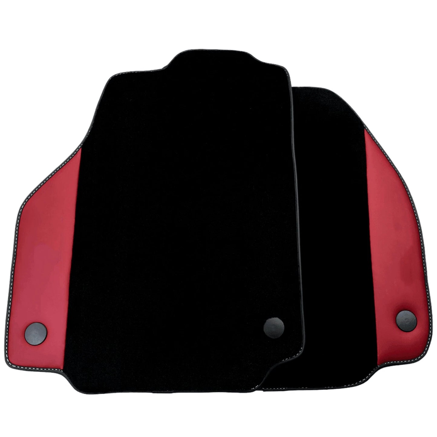 AutoWin Floor Mats for Ferrari F8 Tributo | Bordeaux Nappa Leather