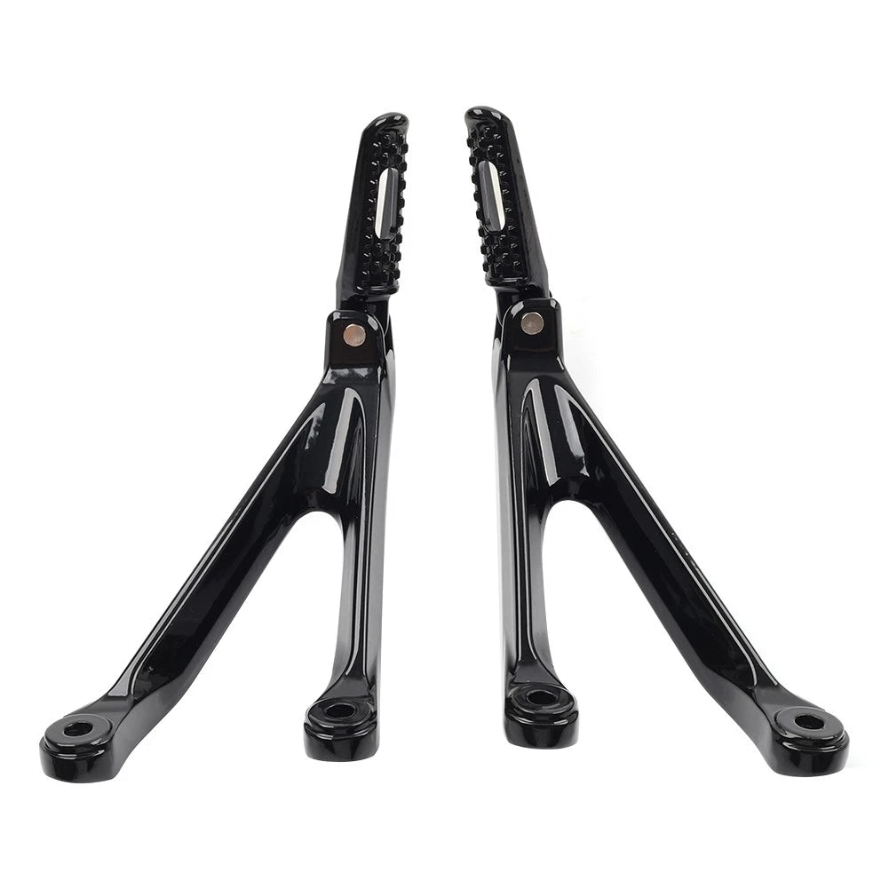 Black Rear Passenger Footrests Pegs for Honda CBR1000RR (2008-2016)