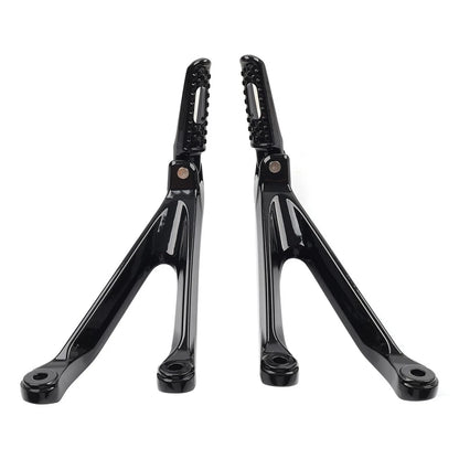 Black Rear Passenger Footrests Pegs for Honda CBR1000RR (2008-2016)