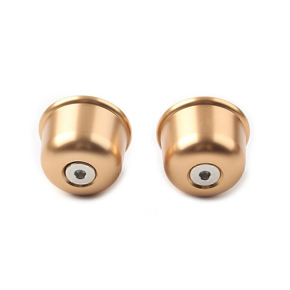 Gold Handle Bar Ends Caps for Triumph STREET/SPEED TWIN T120 (2016-2020)