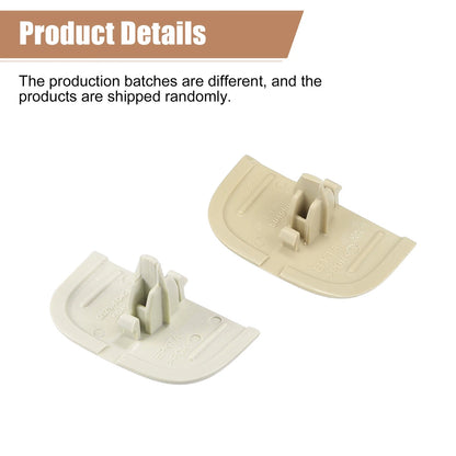 Beige Iron Sun Visor Cap Clip Retainer for Ford Fusion (2013-2016)