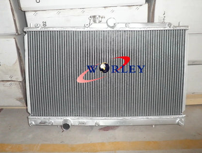 52mm Aluminum Radiator + 2 Fans for Mitsubishi Lancer EVO 7 8 (2001-2007)