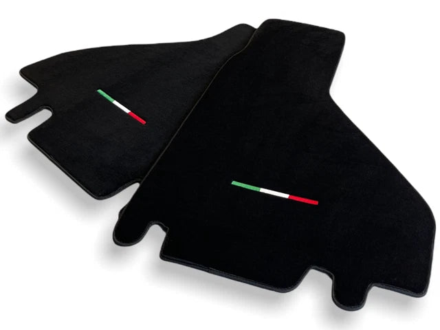 Floor Mats for Ferrari Testarossa 1984-1996 Black Tailored Carpets Italian