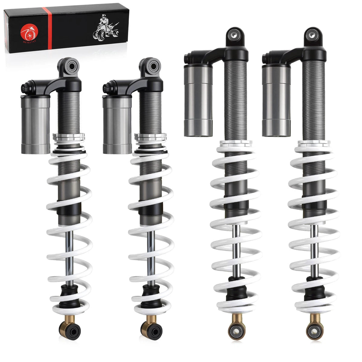 4 x Front And Rear Air Shock Absorbers for Polaris RZR S 800 EFI (2009–2012)