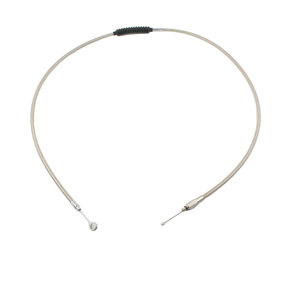 Stainless Clutch Cable for Harley Dyna FXDWG, Softail Fatboy, Road Glide (2000-2017)