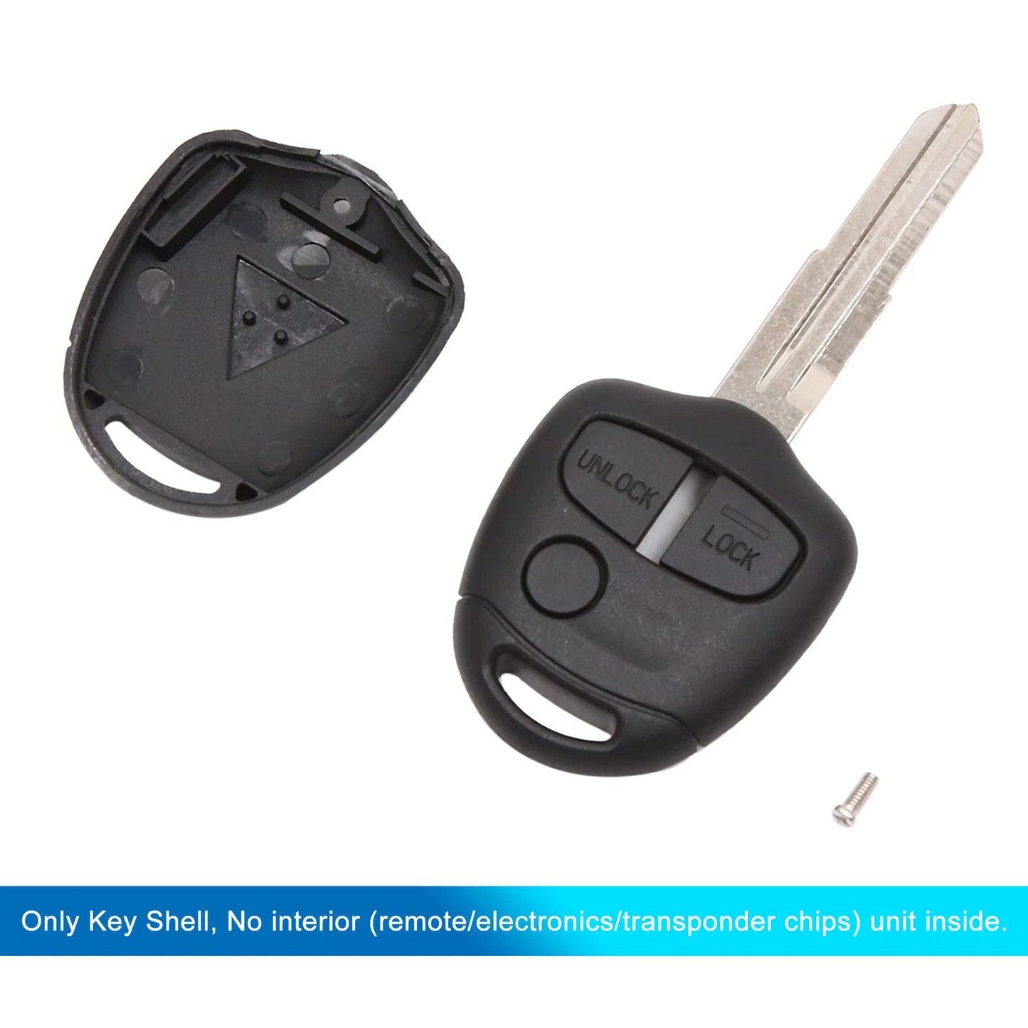 3 Button Key Fob Remote Control Case for Mitsubishi Lancer